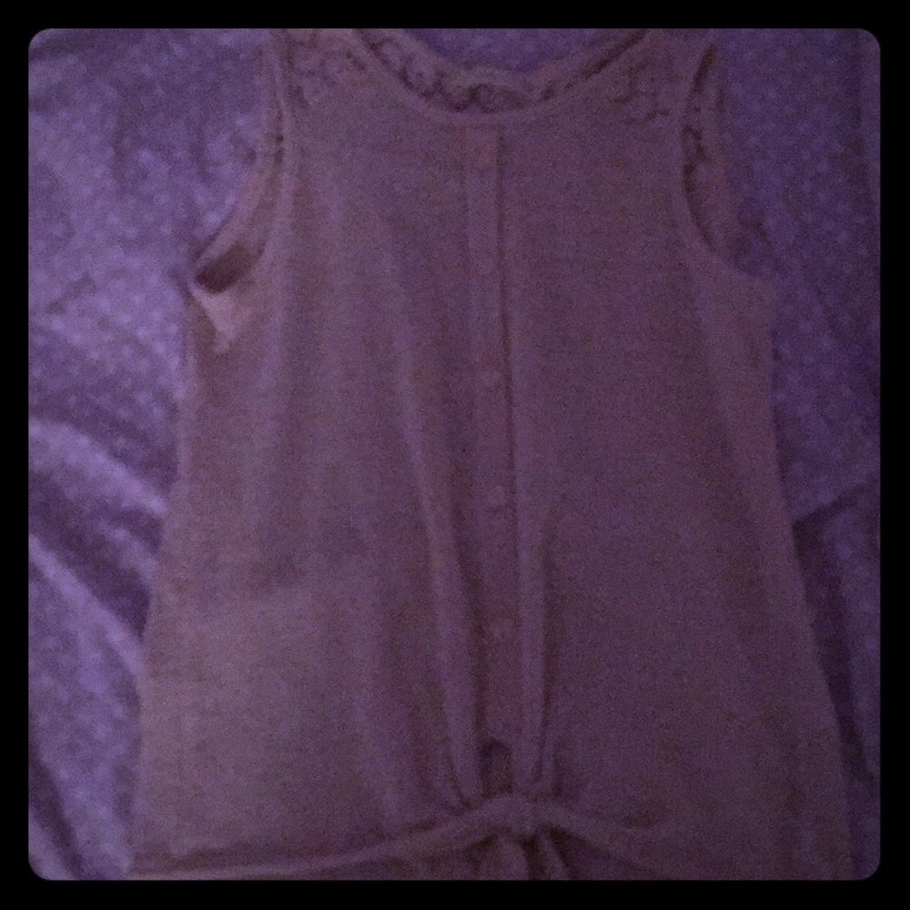 shoulder sheer tank top